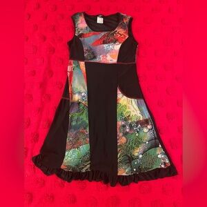 Libra,  Colorful Abstract Pattern Dress